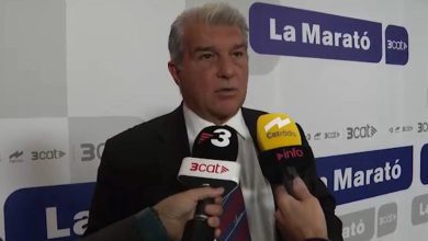 لابورتا يكشف تفاصيل أزمة الخلل التقني قبل مباراة برشلونة وأتليتكو مدريد