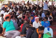 لليوم الحادي عشر على التوالي.. إقبال جماهيري واسع على مخيم الاعتصام المفتوح بالمكلا واللجنة الصحية تؤكد استقرار الوضع الصحي