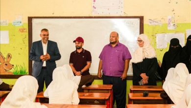 مبجر وبن جرادي يدشّنان اختبارات الفصل الأول في مدارس صيرة ويتفقدان مشروع مدرسة الطويلة