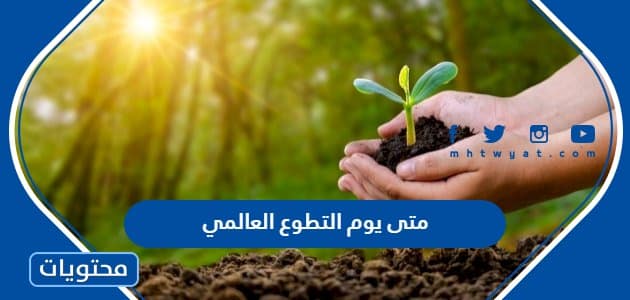 متى يوم التطوع العالمي 2024 International Volunteer Day