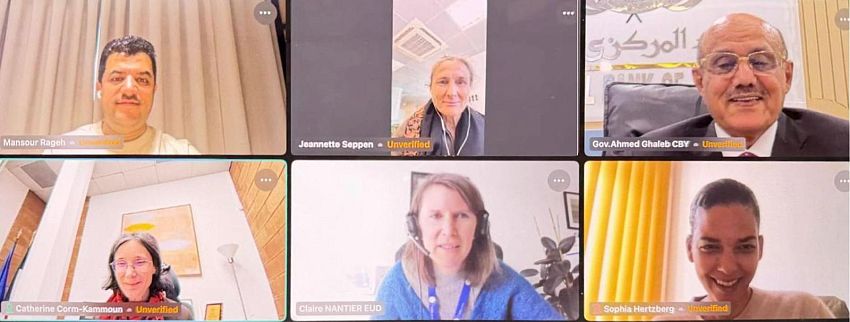 محافظ البنك المركزي يبحث مع سفراء عدد من الدول الأوروبية الوضع الاقتصادي