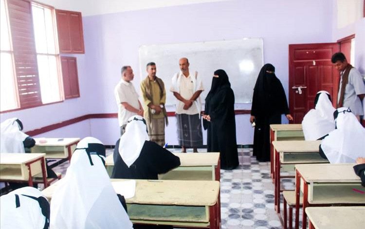 مدير عام بروم ميفع يدشن إختبارات الفصل الدراسي الأول بالمديرية