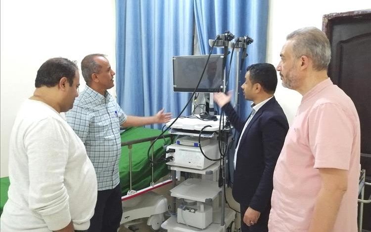 مستشفى نيوم التخصصي بمأرب يفتتح وحدة المناظير والجهاز الهضمي