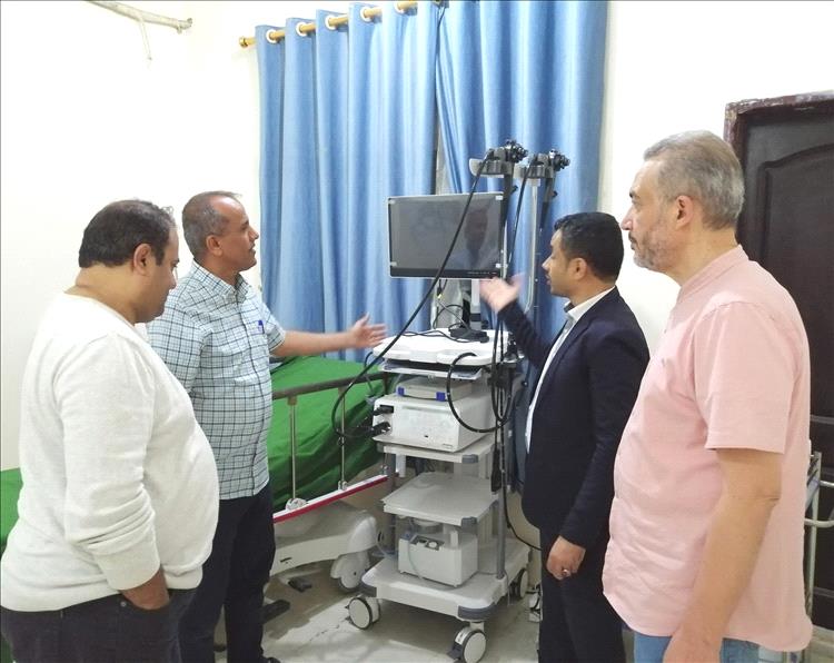 مستشفى نيوم التخصصي بمأرب يفتتح وحدة المناظير والجهاز الهضمي