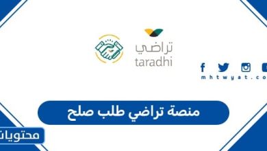 منصة تراضي طلب صلح