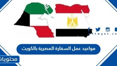 مواعيد عمل السفارة المصرية بالكويت