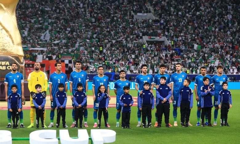 موعد مباراة العراق والأردن في كأس العرب 