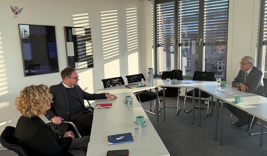 نائب وزير الخارجية يبحث مع مؤسسة "فردرش ايبرت الالمانية" الاوضاع في اليمن