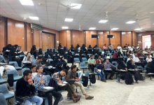 نزول ميداني بين أوساط الطلاب في كلية الحقوق  للمؤسسة الطبية الميدانية FMF