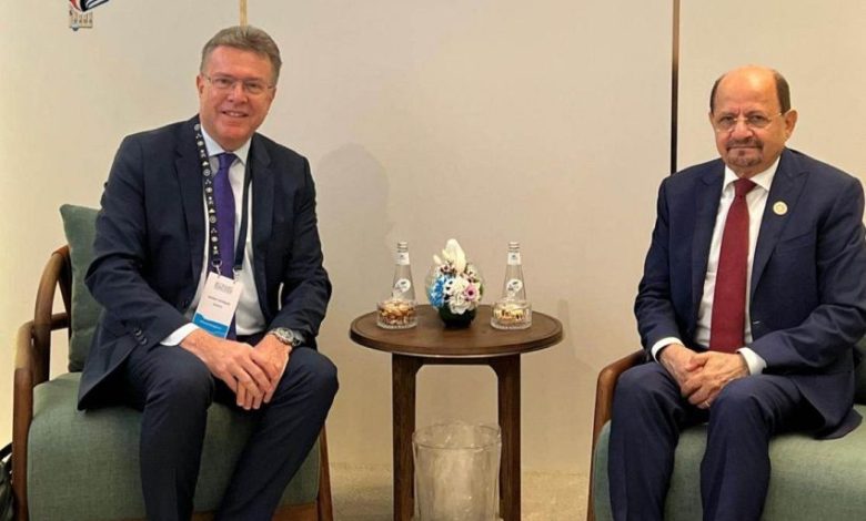 وزير الخارجية يلتقي المبعوث الخاص للنمسا
