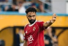 حسين الشحات يسجل رابع أهداف الأهلي فى شباك فاركو والهاتريك