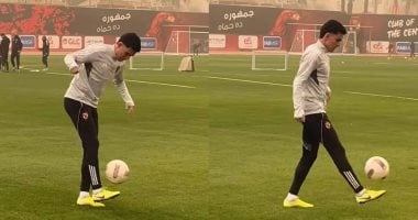 الأهلى يستعيد جهود أشرف بن شرقى فى التدريبات الجماعية.. صورة