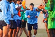 استقبال خاص لـ مصطفى العش فى مران المصري استعداداً لمواجهة زد.. صور