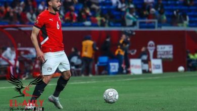 ياسر إبراهيم خارج مباراة نيجيريا بسبب الإصابة