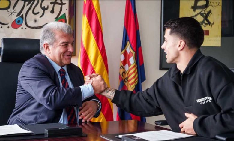 نهاية الجدل.. برشلونة يعلن تعاقده مع كانسيلو قادما من الهلال