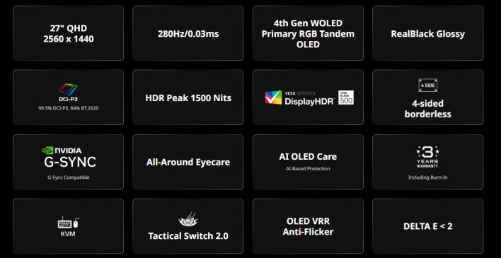 #CES2026 Gigabyte تكشف رسمياً عن شاشة MO27Q28GR بلوحة Tandem OLED ومعدل تحديث 280Hz مع طلاء RealBlack Glossy