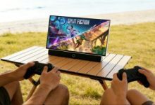 إطلاق شاشة محمولة بحجم 27 بوصة مع Google TV وبطارية وساوند بار مدمج بسعر مخفّض