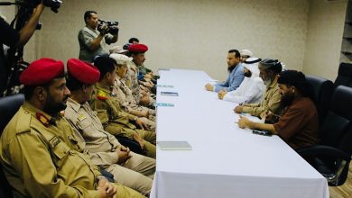 اجتماع يناقش خطة إعادة تموضع المعسكرات خارج عدن