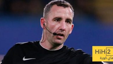 أرقام خاصة بحكم مباراة أرسنال وبورنموث