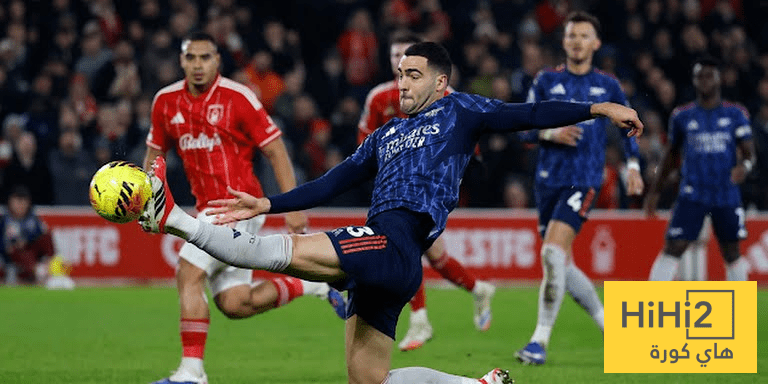 ترتيب الدوري الانجليزي بعد تعادل ارسنال امام نوتينغهام
