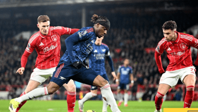 شوط سلبي بين ارسنال و نوتينغهام فورست