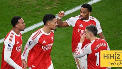 نقطة في صالح أرسنال في الدوري الثاني من الموسم