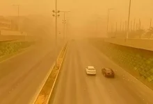 "الأرصاد": عوالق ترابية على منطقة نجران