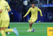 النصر يتقدم على الشباب 2-1 في شوط مثير