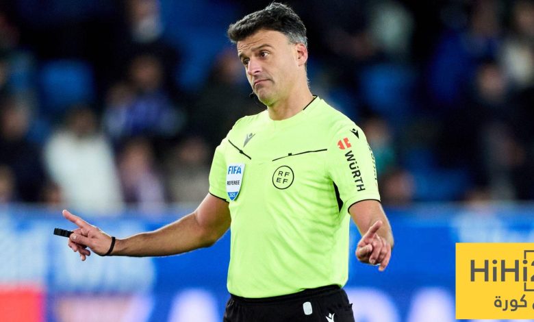 سجل حكم لقاء برشلونة أمام سوسيداد