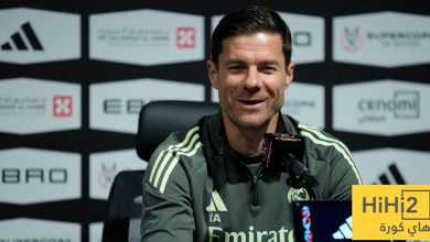 حديث تشابي ألونسو عن السوبر الإسباني