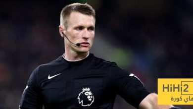 أرقام خاصة بحكم مباراة السيتي وبرايتون