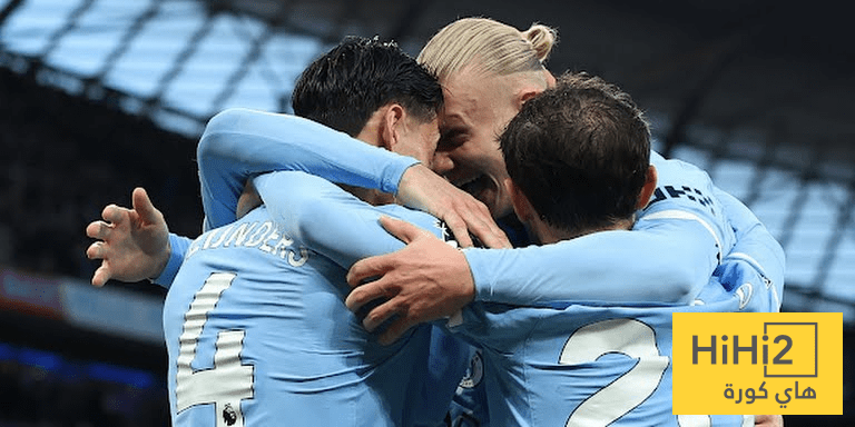 تشكيلة مانشستر سيتي الرسمية امام برايتون