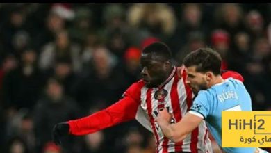 تقييم فريق سندرلاند في الشوط الأول أمام مانشستر سيتي