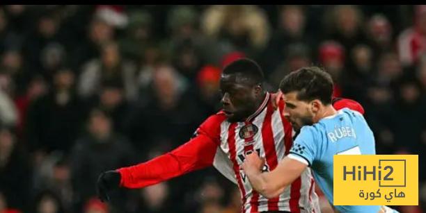 تقييم فريق سندرلاند في الشوط الأول أمام مانشستر سيتي