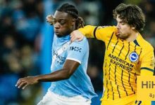 عين على دوكو في مباراة برايتون