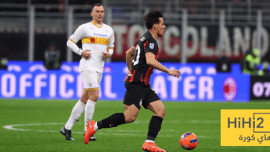 إحصائيات نصف ساعة من مباراة ميلان وليتشي