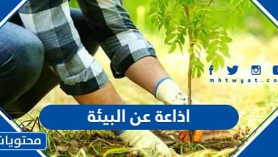 اذاعة عن البيئة