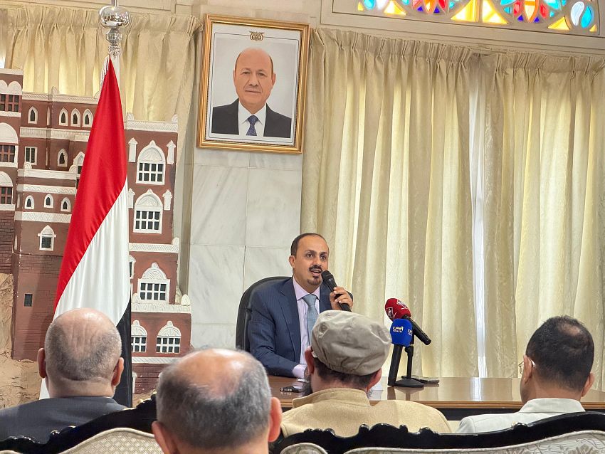 الإرياني يشيد بدور الإعلاميين ويؤكد عدالة القضية الجنوبية ويدعو إلى خطاب مسؤول يوحد الصف