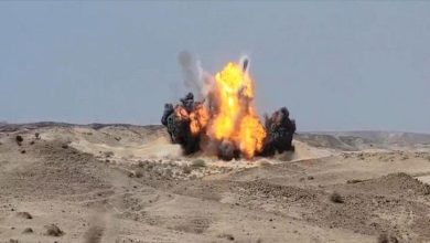 البرنامج الوطني للتعامل مع الألغام و(مسام) يتلفان 636 لغماً وذخيرة غير منفجرة في المكلا