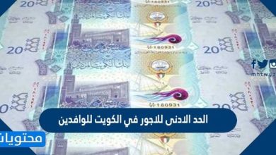 الحد الادنى للاجور في الكويت للوافدين 2026