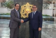 السفير الأصبحي يستعرض مع مسؤول مغربي جهود مجلس القيادة والحكومة تطبيع الأوضاع الأمنية والخدمية