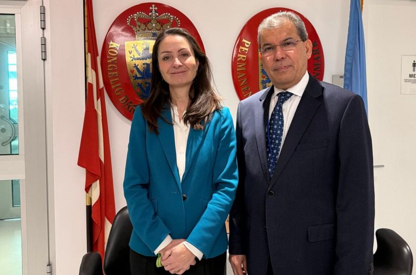 السفير السعدي يطلع مندوبتي الدنمارك واليونان لدى الامم المتحدة على مستجدات الأوضاع في اليمن