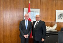 السفير السلال يبحث مع نائب وزير الخارجية الكندي سبل تعزيز العلاقات الثنائية