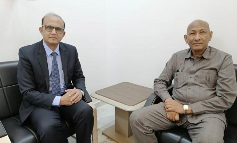 السفير المداوي يبحث مع مسؤول سوداني مستجدات الأوضاع في اليمن