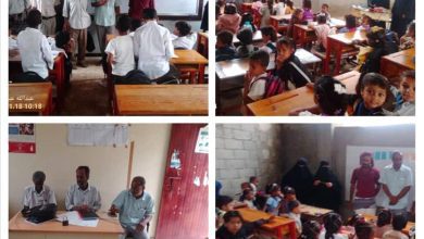 القائم بأعمال مدير مكتب التربية والتعليم خنفر يزور مدرسة ابناء الفلاحين بالقرنعة