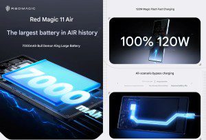الكشف عن تفاصيل بطارية RedMagic 11 Air مع معلومات جديدة عن أداء الألعاب