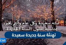 تهنئة سنة جديدة سعيدة