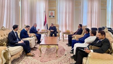 رئيس مجلس الشورى يبحث مع سفير الاتحاد الأوروبي جهود دعم السلام والاستقرار في اليمن