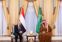 رئيس مجلس القيادة يبحث و وزير الدفاع السعودي مستجدات الاوضاع الوطنية وآفاق الشراكة الواعدة بين البلدين