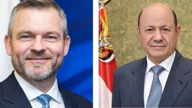 رئيس مجلس القيادة يهنئ بذكرى إعلان جمهورية سلوفاكيا